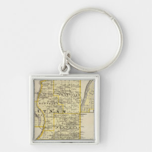 Map of Putnam and east part of Marshall counties Key Ring