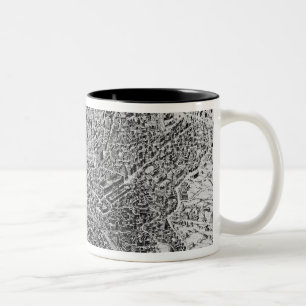 Map of Rome, 1579 Two-Tone Coffee Mug