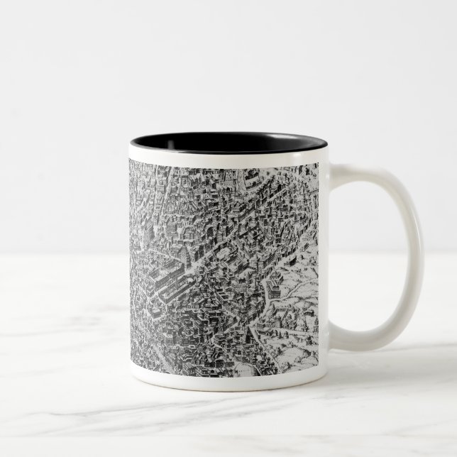 Map of Rome, 1579 Two-Tone Coffee Mug (Right)