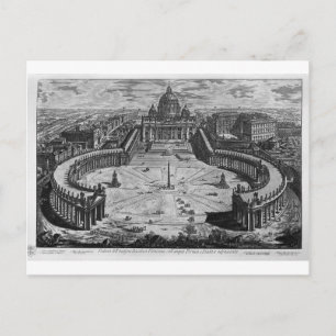 Map of Rome and the Campus Martius Postcard
