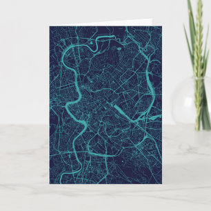 Map of Rome Card