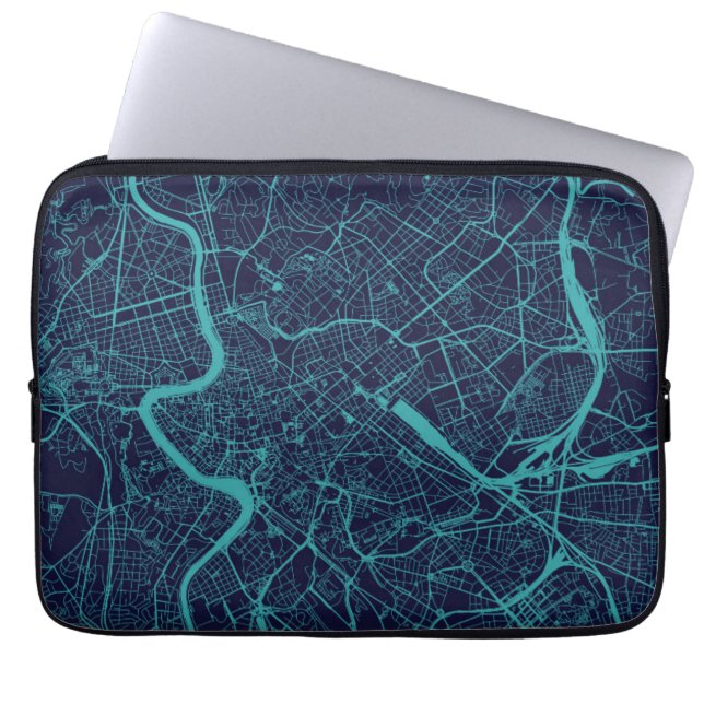 Map of Rome Laptop Sleeve (Front)