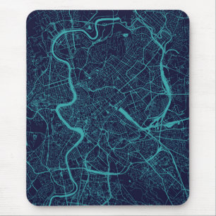 Map of Rome Mouse Pad