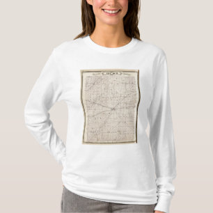 Map of Rush County T-Shirt