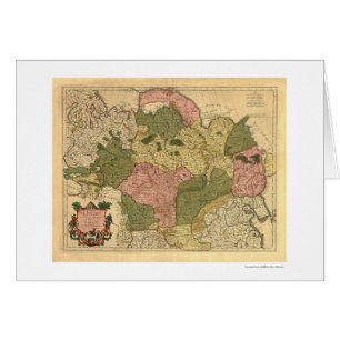 Map of Russia and Siberia 1706