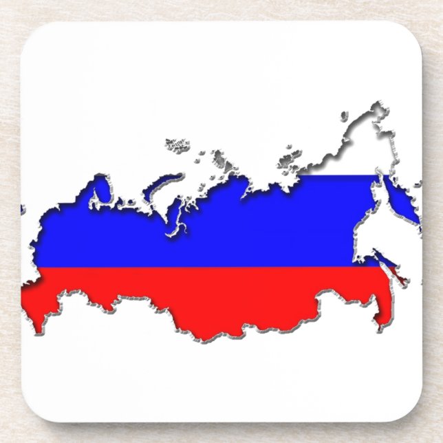 Map of Russia Coaster (Front)