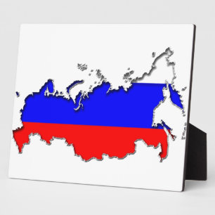 Map of Russia Plaque