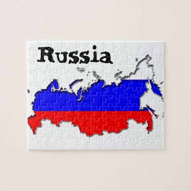 Map Of Russia Puzzle (Horizontal)