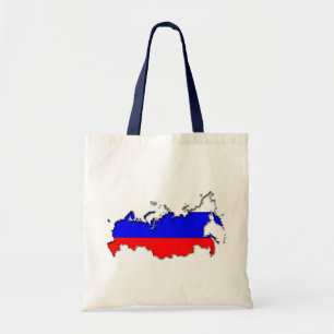 Map of Russia Tote Bag