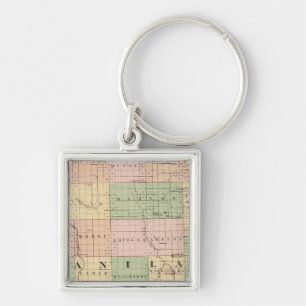 Map of Sanilac County, Michigan Key Ring