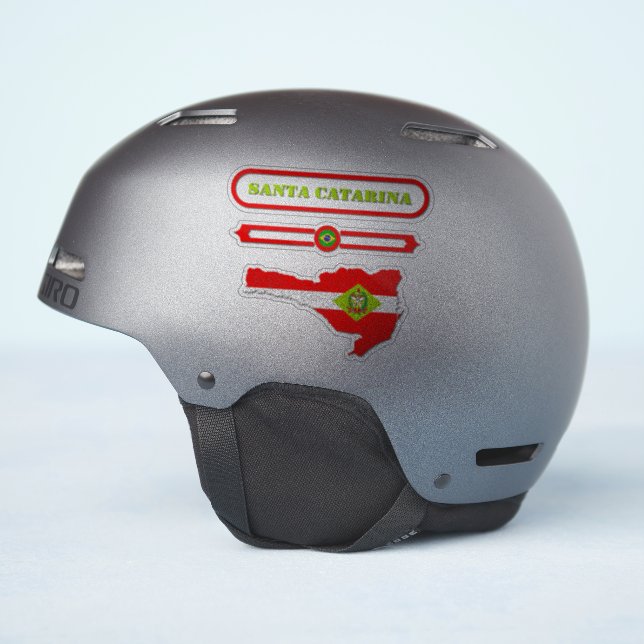 MAP OF SANTA CATARINA. SAMER BRASIL (Helmet Side)