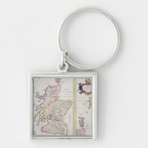 Map of Scotland, c.1700 Key Ring