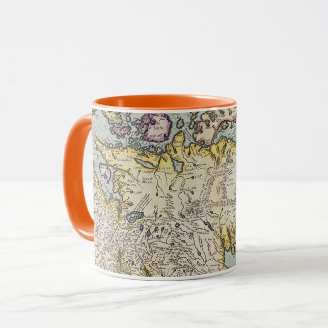 Map of Scotland | Miliaria Scotia Mug (Front Left)