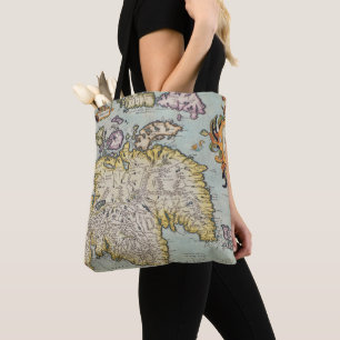 Map of Scotland Miliaria Scotia Tote Bag