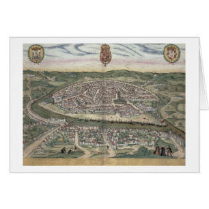 Map of Seville, from 'Civitates Orbis Terrarum' by