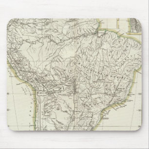 Map of South America 3 Mouse Pad