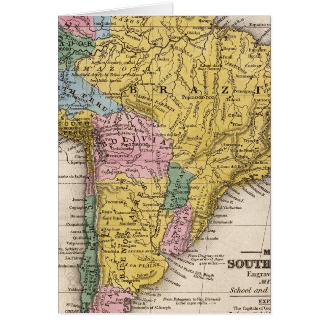 Map of South America 5 (Front)