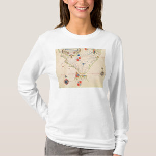 Map of South America and the Magellan Straits T-Shirt