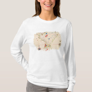 Map of South America and the Magellan Straits T-Shirt