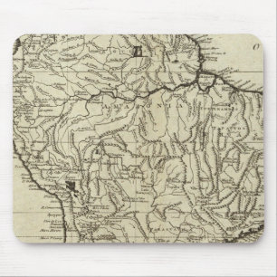 Map of South America Mouse Pad