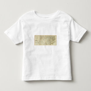 Map Of South and North Carolina Toddler T-Shirt