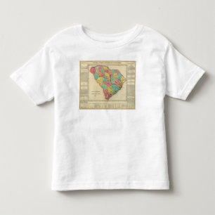 Map Of South Carolina Toddler T-Shirt