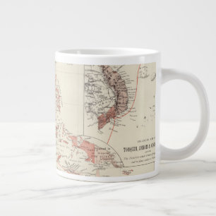 Map of South-East Asia & North Australia Large Coffee Mug