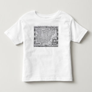 Map of Spain Toddler T-Shirt