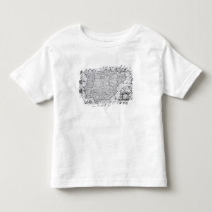 Map of Spain Toddler T-Shirt