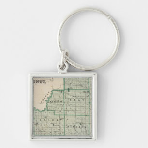 Map of Spencer County Key Ring