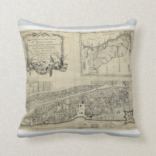 Map of St. Augustine Florida (1764) Cushion