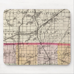Map of St Joseph County, Michigan Mouse Pad