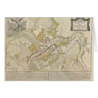 Map of St. Petersburg Russia, 1737