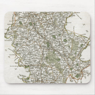 MAP OF STAFFORDSHIRE, 1793 MOUSE PAD