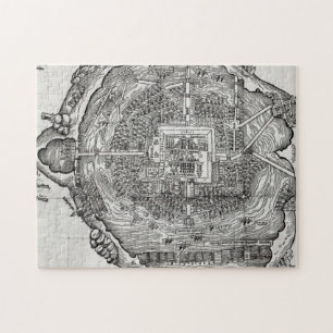 Map of Tenochtitlan Jigsaw Puzzle