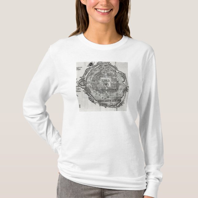 Map of Tenochtitlan T-Shirt (Front)
