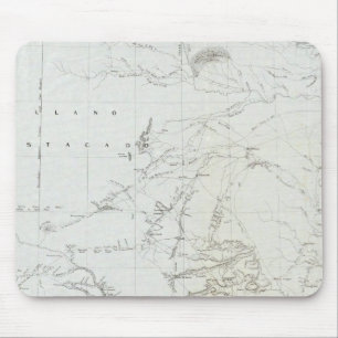 Map of Texas and part of New Mexico Mouse Pad