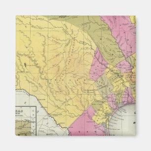 Map Of Texas Magnet