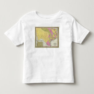 Map Of Texas Toddler T-Shirt