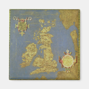 Map of the 16th Century British Isles Magnet