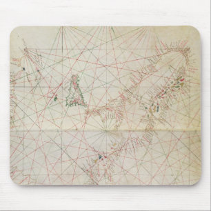 Map of the Adriatic Sea Mouse Pad