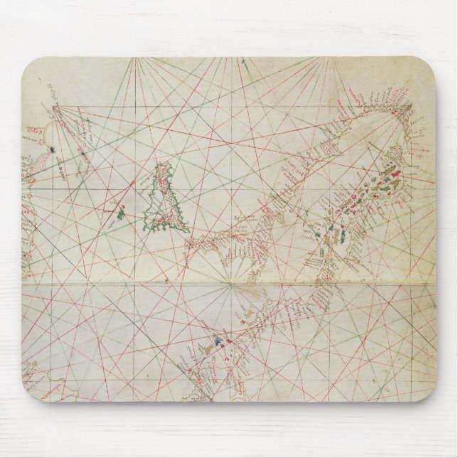 Map of the Adriatic Sea Mouse Pad (Front)
