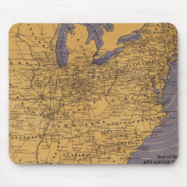 Map of the Atlantic States Mouse Pad (Front)