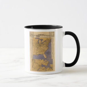 Map of the Atlantic States Mug