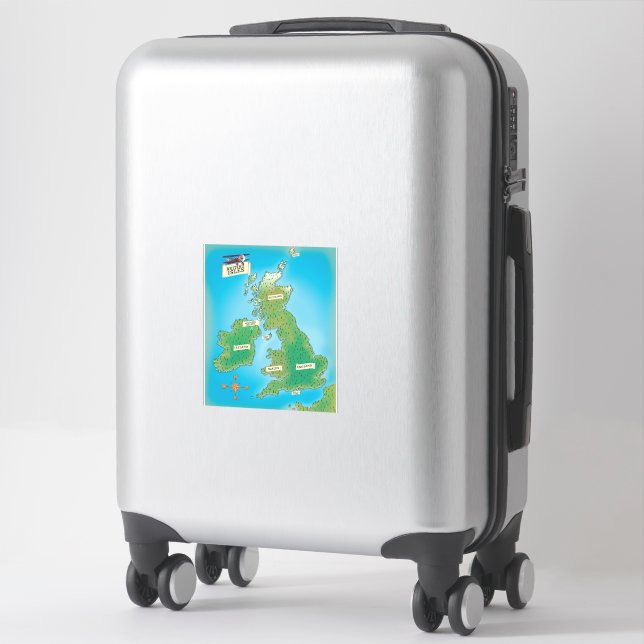 Map of the British Isles (Suitcase)