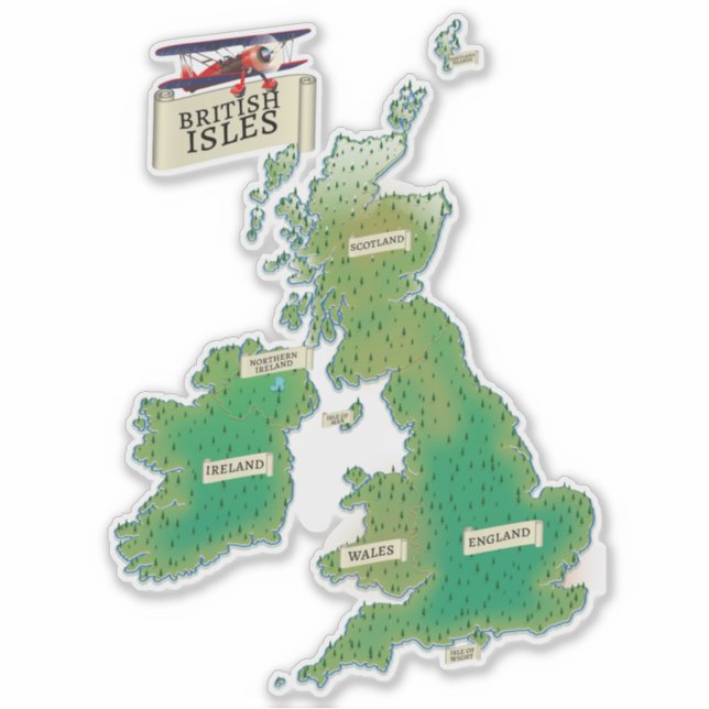 Map of the British Isles (Front)