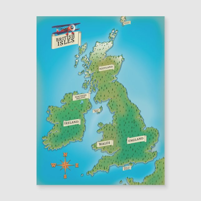 Map of the British Isles (Front)