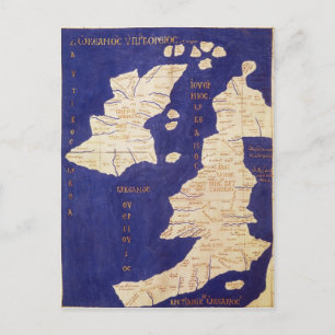 Map of the British Isles, from 'Geographia' Postcard