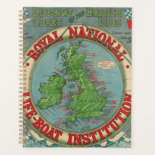 Map of the British Isles - Life-Boat Chart Planner