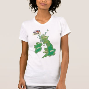 Map of the British Isles T-Shirt